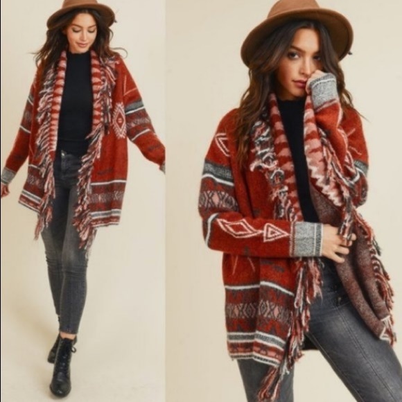 Tribal Cardigan - Picture 2 of 10